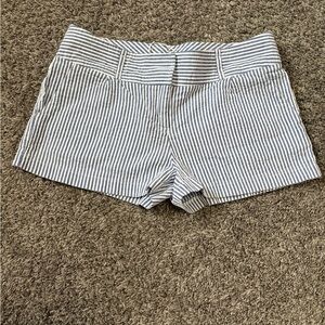 High Waist Striped Women's Shorts